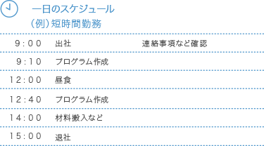 スケジュール